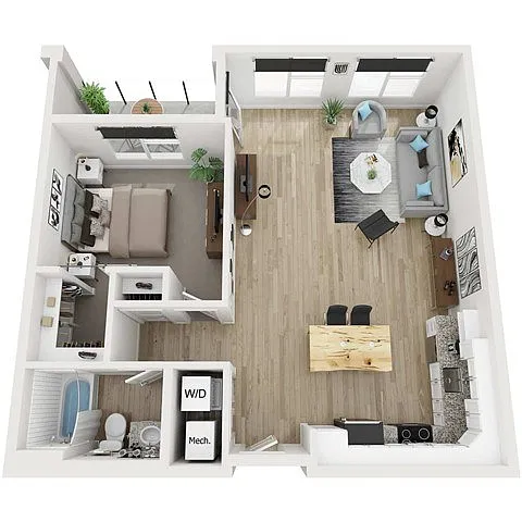 Floor plan Earhart