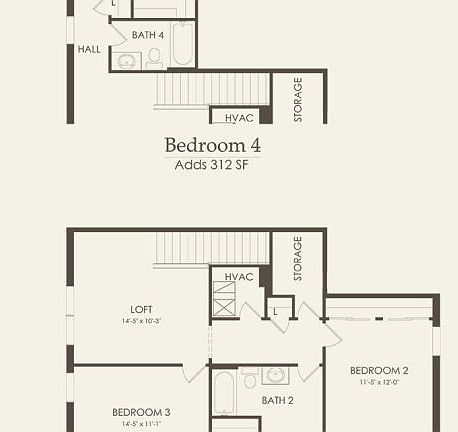 Second Floor 4 br 3.5 ba