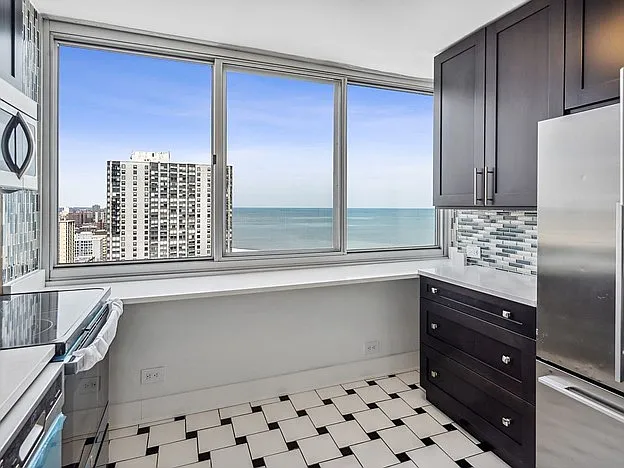 Lake Views from Kitchen