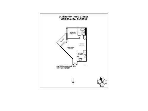Floor plan 1 Bedroom