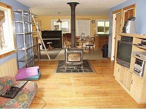 Living Room w/ Woodstove