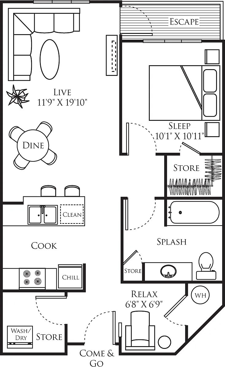 Floor plan A21