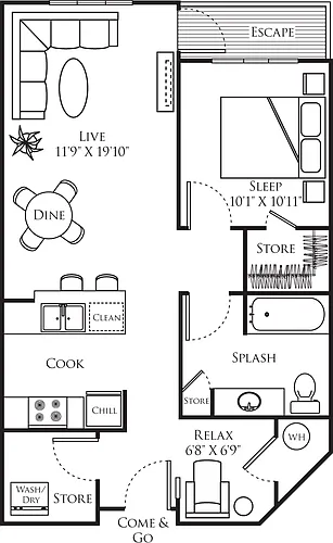 Floor plan A21