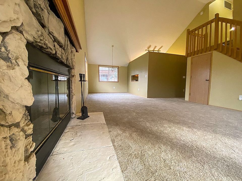 Fireplace in living room
