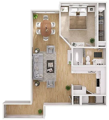 Floor plan A1U-X