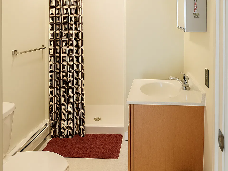 This is a chatGPT altered photo of the current apt ( current state, pre-renovation) where it took a recent photo and "rendered the room in a clean and tidy condition"