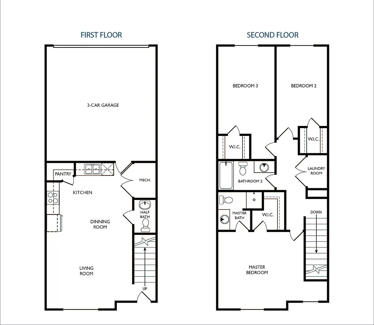 Floor plan 2-StoryStandard