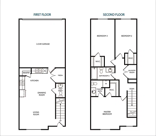 Floor plan 2-StoryStandard
