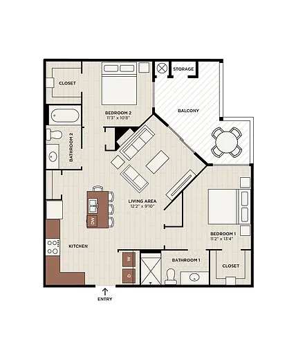 Floor plan Lantana