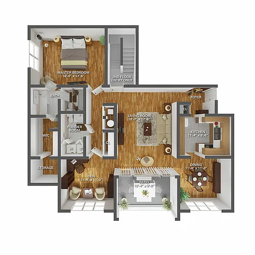 Floor plan Hidden Lake - SugarMaple
