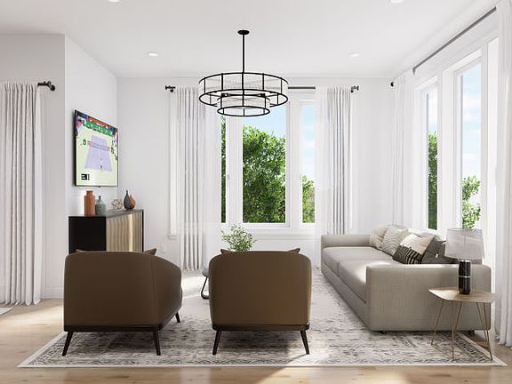 Sunlit gathering room