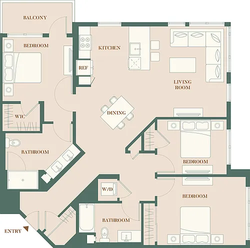Floor plan 3A