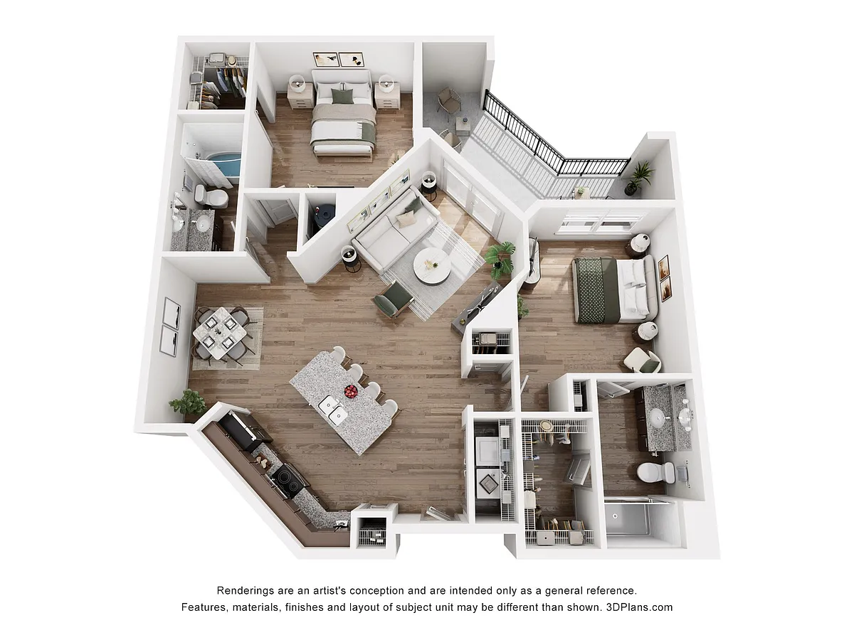 Floor plan B2A - Paige