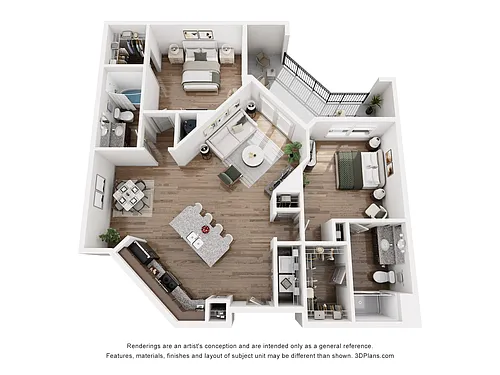 Floor plan B2A - Paige