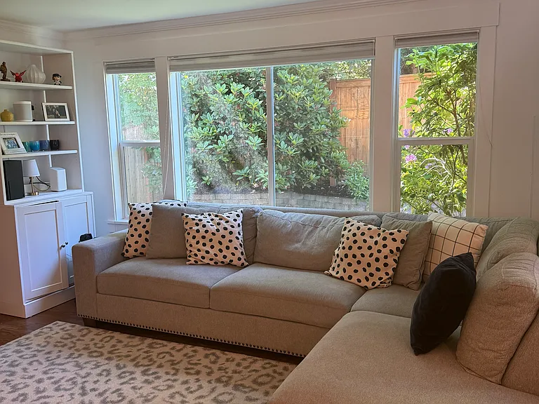 Overlooking the Backyard.