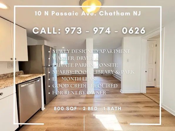 10 N Passaic Ave APT 3, Chatham, NJ 07928