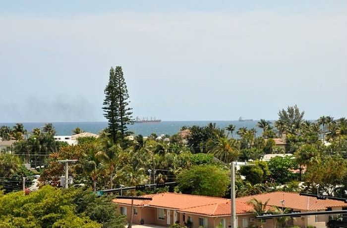 Ocean view from balcony