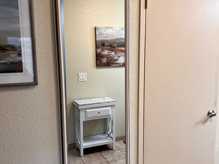 Full length mirror in Master bath