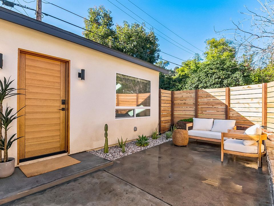 Patio and front door