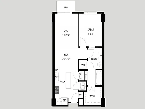 Floor plan The Stadium