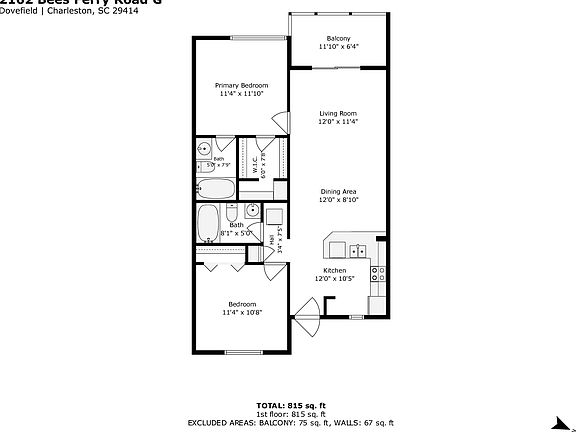 4th image of 2162 Bees Ferry Rd APT G