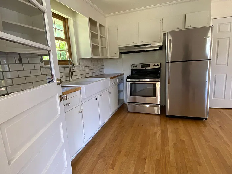 Side door entering into kitchen