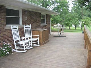 Back deck for entertaining