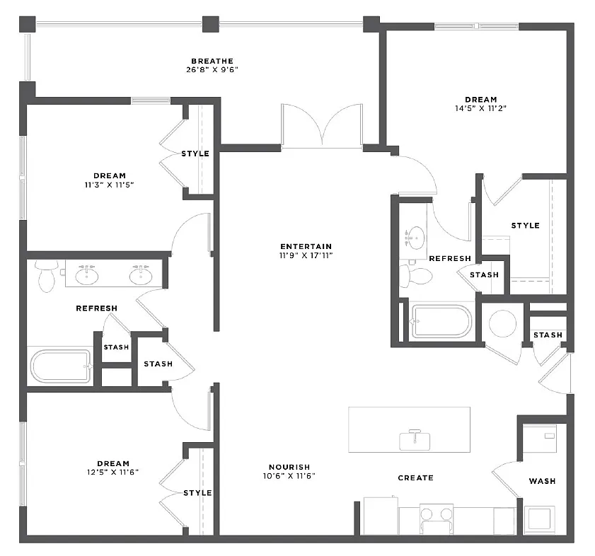 Floor plan C1