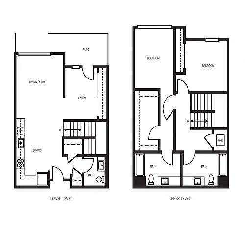 Floor plan 2X2.5 TH T1.2