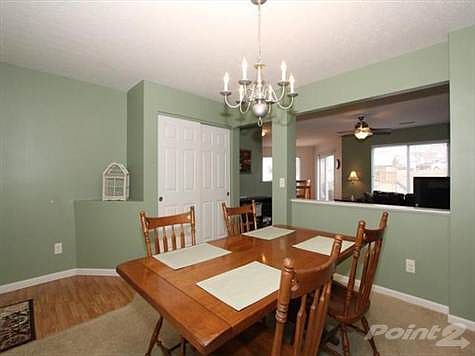 Wonderful home offering 3 beds, 3 baths, flexible floor plan, neutral decor, eat in kitchen, gorgeous wood cabinets, pantry, all appliances, master suite with private adjoining bath, spacious walk in closet, convenient 2nd floor laundry, bonus room, walk out to patio with a much desired level yard! 1 year home warranty! Walking trails and community playground!