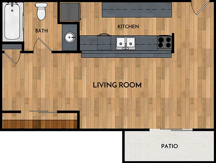 0X1 Floorplan Diagram