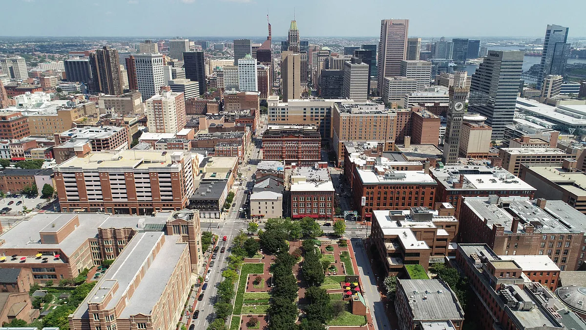 Downtown Baltimore View - 405 W Redwood Apartments