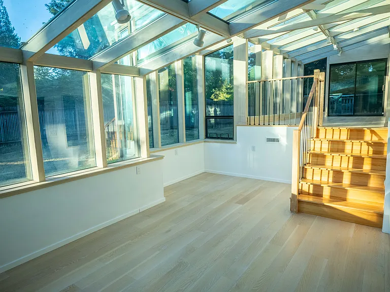 Spacious Sunroom adjacent to family rec room
