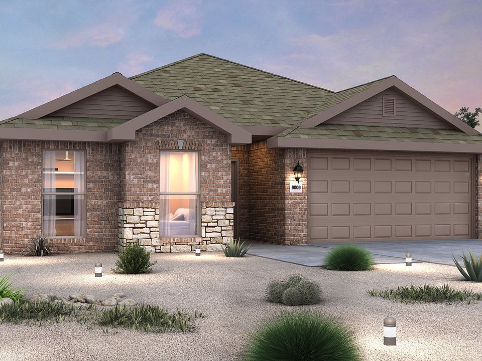 Megan floor plan at dusk