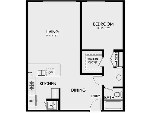 Floor plan 1B