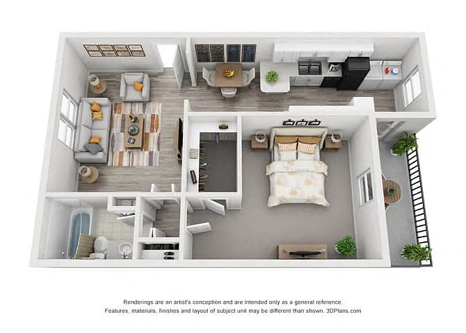 Floor plan Allister 1-1 Large