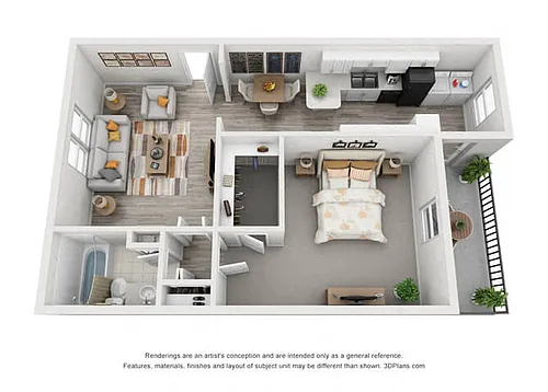 Floor plan Allister 1-1 Large