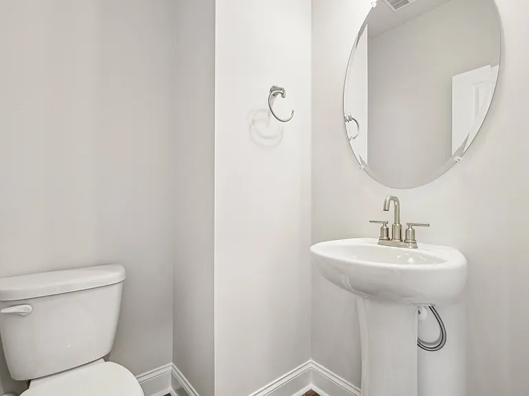 Half bathroom on the 1st floor