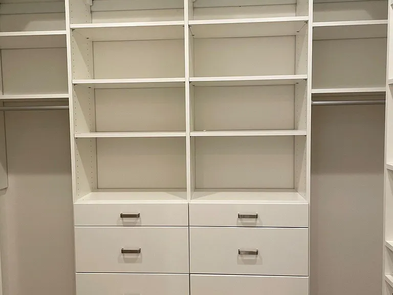 Primary upgraded closet