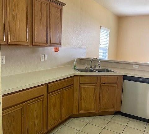 Kitchen with lots of counter space.