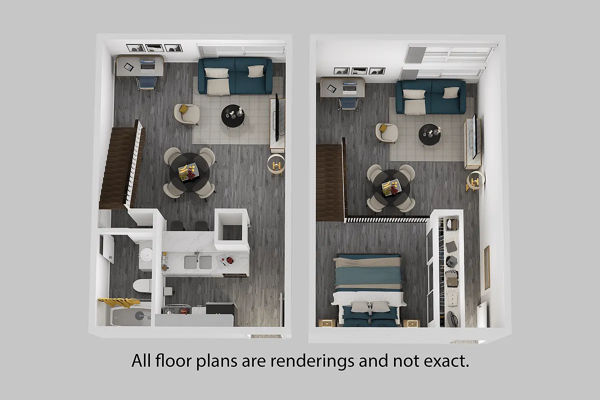 Floor plan Loft (Top Floor)