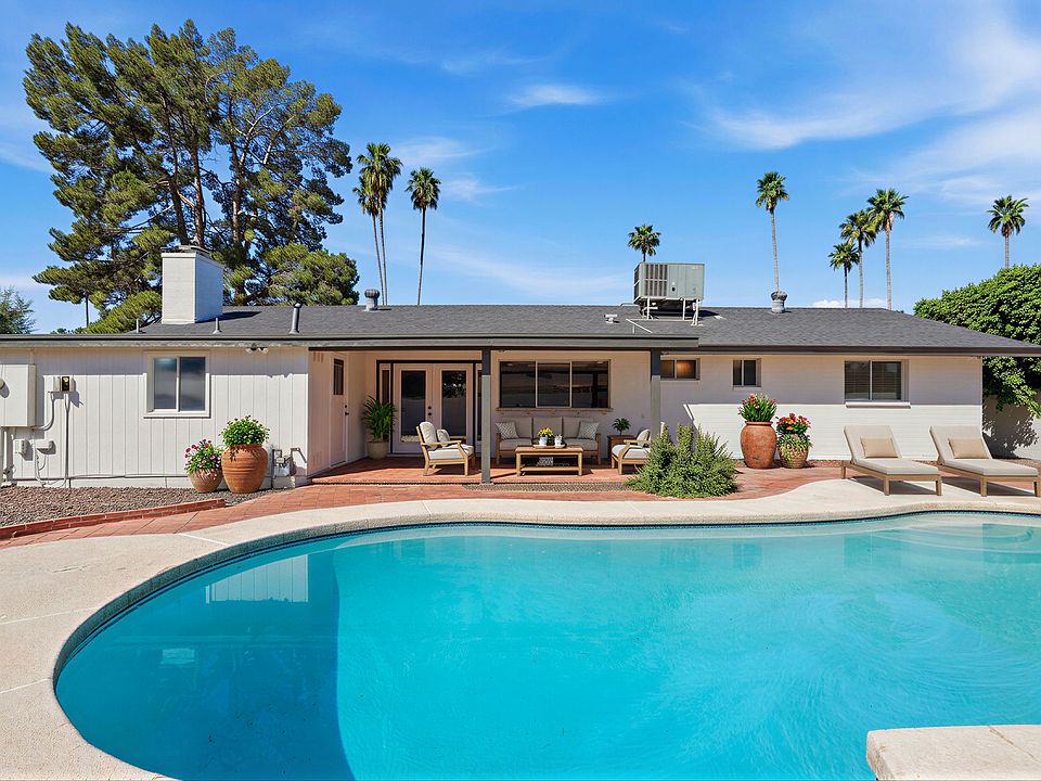 Staged Backyard