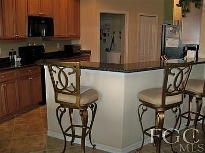 Kitchen and Bar Area