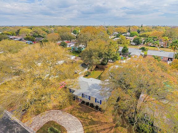 Aerial view of home