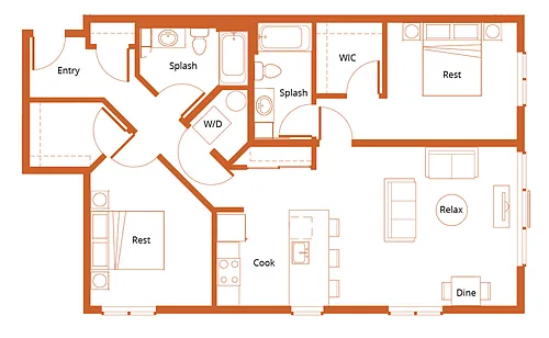 Floor plan Manhattan