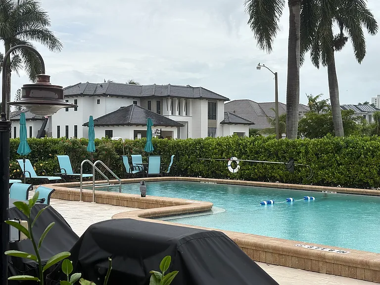 Community Pool with grills