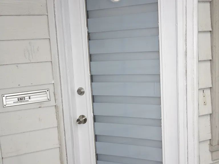 Private front door entry