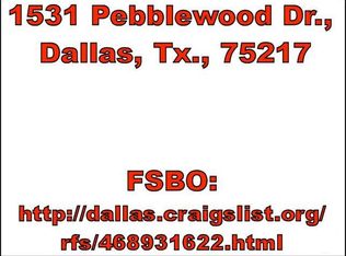 1531 Pebblewood Dr, Dallas, TX 75217