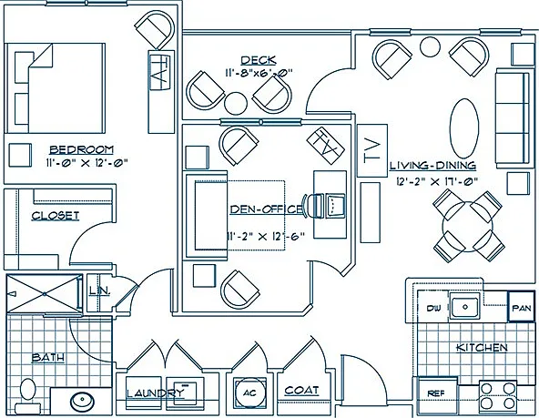 The Oxford | 1 Bed / 1 Bath + Den The Oxford | 1 Bed / 1 Bath + Den