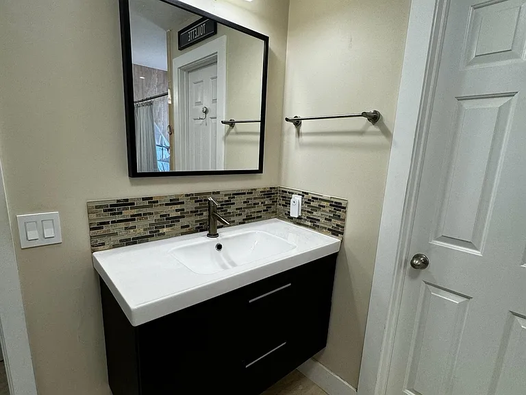 Master with shower and his and hers sinks + private toilet